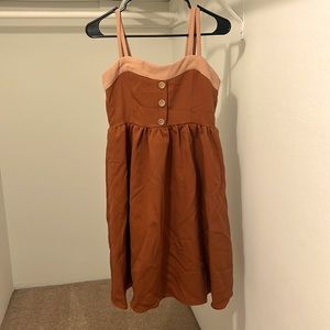 Knee length strap dress